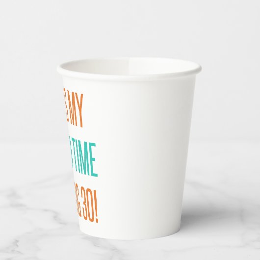 60おもしろい番目の女性誕生日 紙コップ (左)