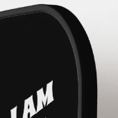 60おもしろい番目の誕生日ギフト、59 Plus 1市松模様に ピックルボールラケット (左詳細)