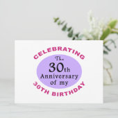 60おもしろい番目の誕生日Gagギフト カード (スタンド正面)