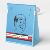 60おもしろい誕生日🎉フェイクTVニュース フェイバーボックス (裏面サイド)