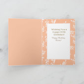 60おもしろい誕生日女性マンガシャンパントースト カード (内部)