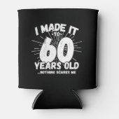 60おもしろい誕生日引用文皮肉60歳 缶クーラー (正面)