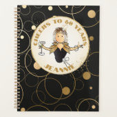 60おもしろい誕生日応援60モダン プランナー手帳 (正面)