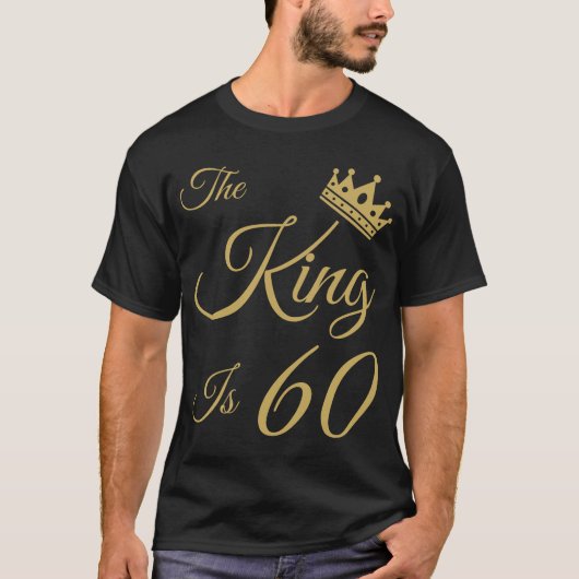60おもしろい誕生日男性へ Tシャツ (正面)