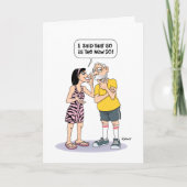 60おもしろい誕生日 カード (正面)