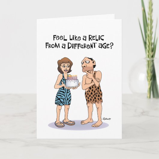 60おもしろい誕生日 カード (正面)