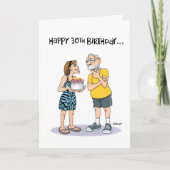 60おもしろい誕生日 カード (正面)