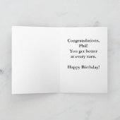 60おもしろい誕生日 カード (内部)