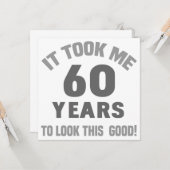 60おもしろい誕生日 カード (正面/裏面インサイチュ)