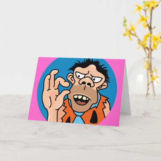 60おもしろい誕生日 カード (黄色い花)