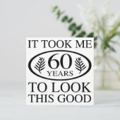 60おもしろい誕生日 カード (スタンド正面)