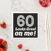 60おもしろい誕生日 スタンダードカクテルナプキン (インサイチュ)