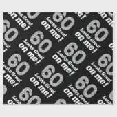 60おもしろい誕生日 ラッピングペーパー (フラット)