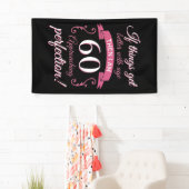 60おもしろい誕生日「完璧」 横断幕 (インサイチュ)