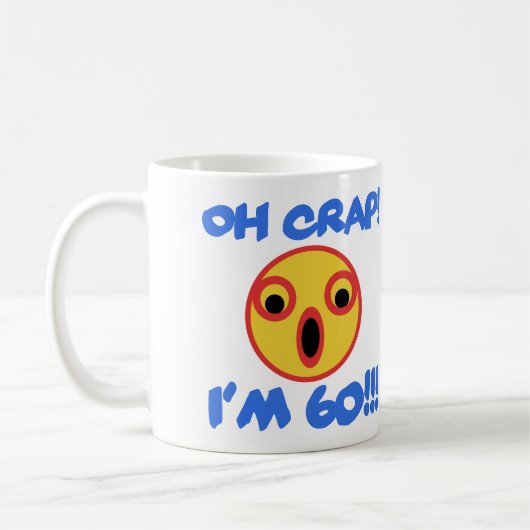 60おもしろい誕生日Gagギフト コーヒーマグカップ (左)