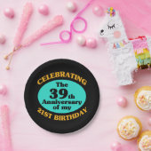 60おもしろい誕生日Gagギフト ペーパープレート (パーティー)