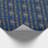 60おもしろい～年は下着に似ている ラッピングペーパー (角)