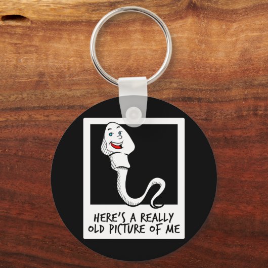 60おもしろいG以上のオールドマン誕生日ガ男性へギフト キーホルダー (正面)