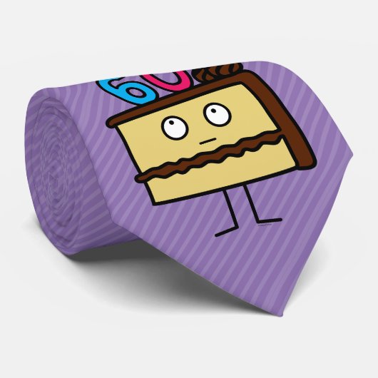 60お誕生日ケーキ(ろうそく) ネクタイ (ロール)