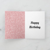 60かわいらしパーソナライズされた歳の誕生日カード カード (内部)