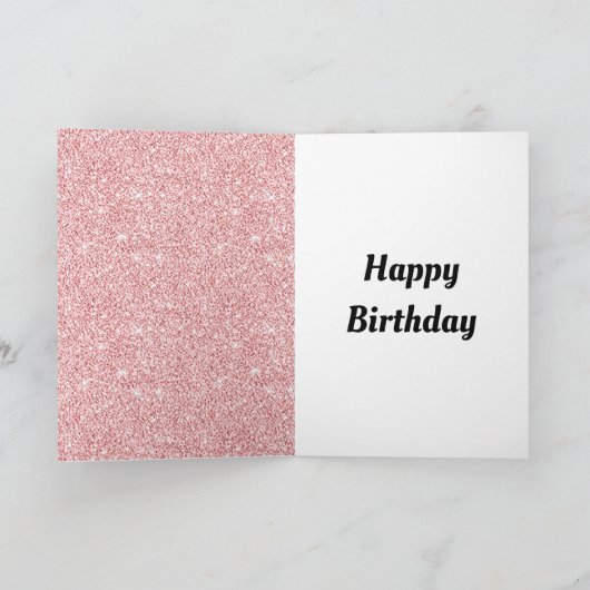 60かわいらしパーソナライズされた歳の誕生日カード カード (内部)