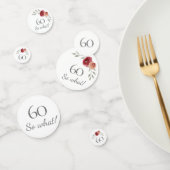 60そおもしろいう水の色フローラ60誕生日 コンフェッティ (グループ)