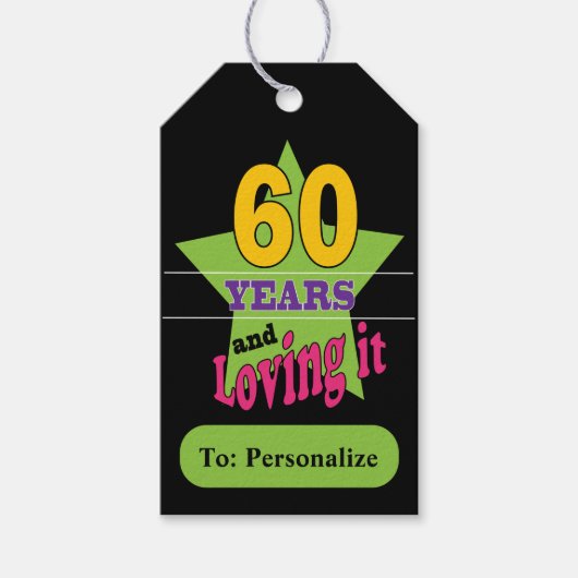 60そして愛する ギフトタグ (正面)