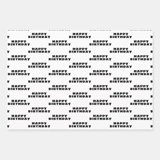 60だから何おもしろい引用文タイポグラフィ60番目誕生日 ラッピングペーパーシート (正面3)