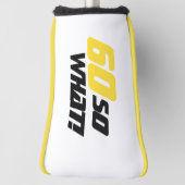 60だから前向き何引用文60歳の誕生日 ゴルフヘッドカバー (回転90)