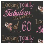 60で全くすばらしい ファブリック (クローズアップ)