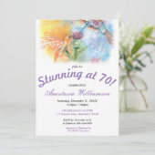 60で圧倒しているハチドリ! パーティの招待状 招待状 (スタンド正面)