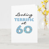 60で素晴らしい眺め カード (黄色い花)