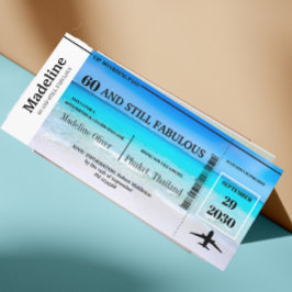 60とまだ素晴らしい搭乗券誕生日