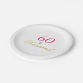 60とセンセーショナル ペーパープレート (アングル)