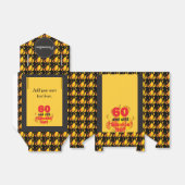 60と今でも暑い | 60誕生日 フェイバーボックス (折り畳みなし)