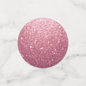 60と素晴らしいピンクのグリッター2写真60誕生日 コンフェッティ (スモール正面)