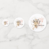 60と素晴らしい女性60誕生日 コンフェッティ (正面)