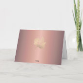 60と素晴らしい葉60誕生日写真 カード (裏面)