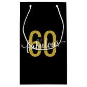 60と素晴らしい誕生日 スモールペーパーバッグ (裏面)