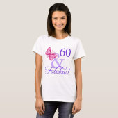 60と素晴らしい誕生日 Tシャツ (正面フル)