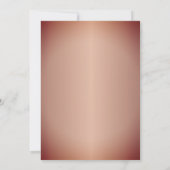 60と素晴らしい金ゴールドバラ2写真誕生日 招待状 (裏面)