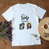 60と素晴らしい2の写真60誕生日 Tシャツ