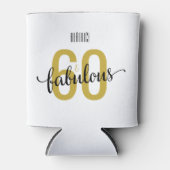60と素晴らしい60誕生日 缶クーラー (正面)