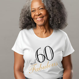60と素晴らしい60th誕生日ゲストオブオナー tシャツ