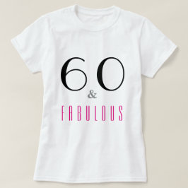 60と素晴らしい60th誕生日パーティティーシャツ tシャツ