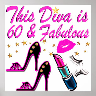 60と素晴らしいDIVA ポスター