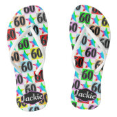 60と素晴らしパーソナライズされたい星ビーチサンダル ビーチサンダル (ソール)