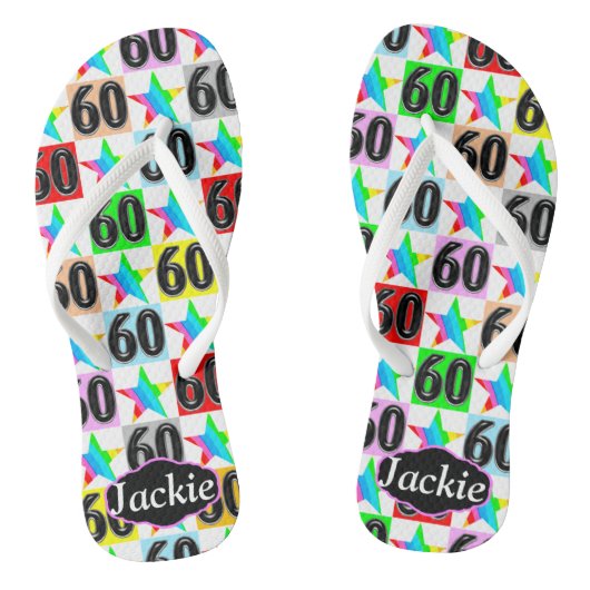 60と素晴らしパーソナライズされたい星ビーチサンダル ビーチサンダル (ソール)