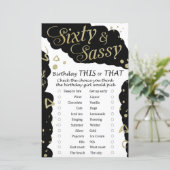 60とSassy誕生日このゲームまたはそのゲーム (スタンド正面)