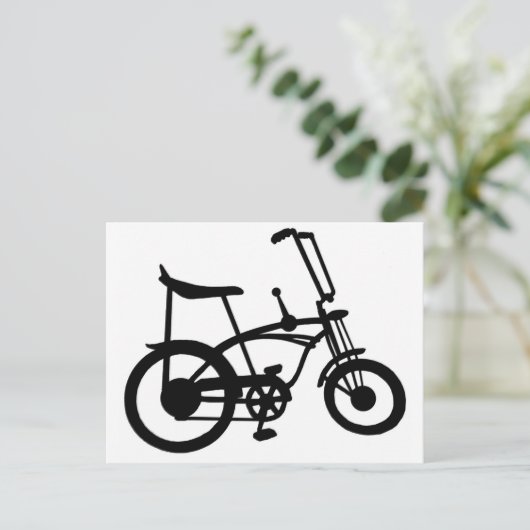 60のクラシックバイクバイクバイクシュウィンスティングレイバイク ポストカード (スタンド正面)